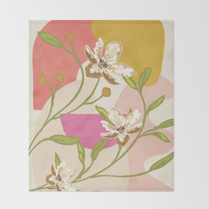 Elegant Shapes 12 Throw Blanket Gallery Image 2