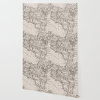 Vintage Map of Sicily Italy (1764) Wallpaper Gallery Image 2