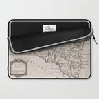 Vintage Map of Sicily Italy (1764) Laptop Sleeve Gallery Image 2