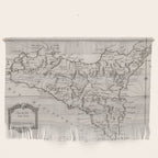 Vintage Map of Sicily Italy (1764) Wall Hanging Gallery Image 1