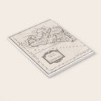 Vintage Map of Sicily Italy (1764) Notebook Gallery Image 3