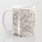 Vintage Map of Sicily Italy (1764) Coffee Mug Gallery Image 3
