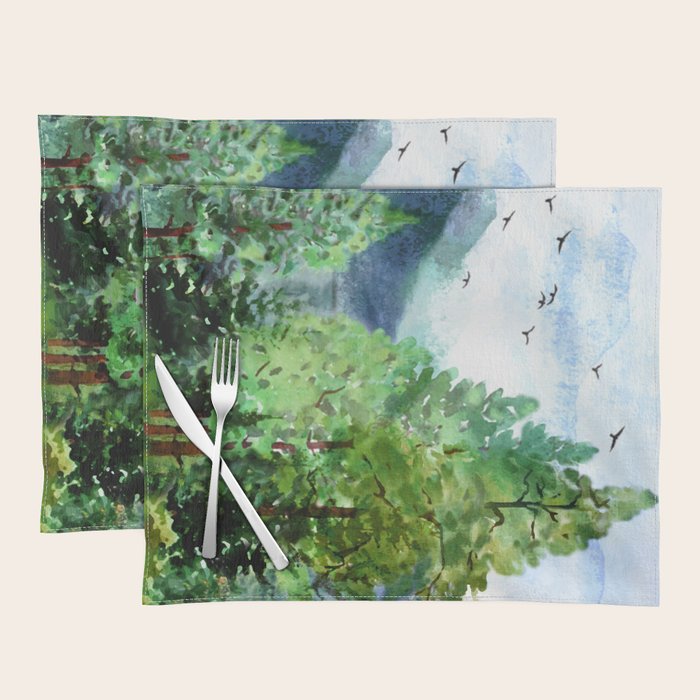 Mountain Forest Placemat Gallery Image 1