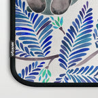 Happy Sloth - Tropical Blue Leaves Laptop Sleeve Gallery Image 3