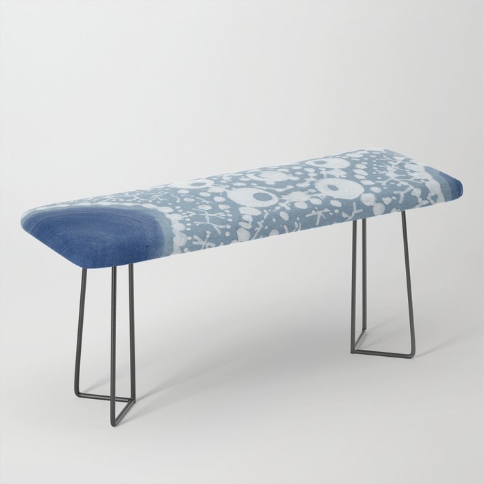 Starfish Blue and White Bench Gallery Image 1