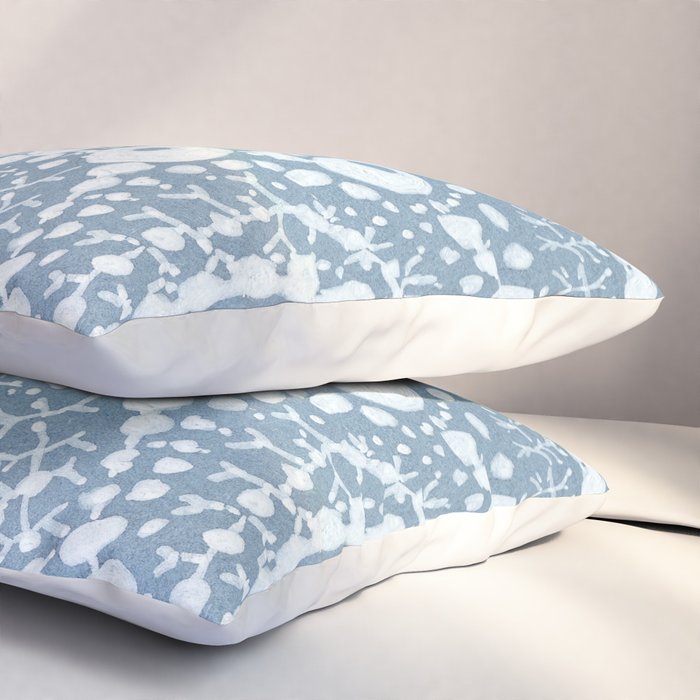 Starfish Blue and White Pillow Sham Gallery Image 3