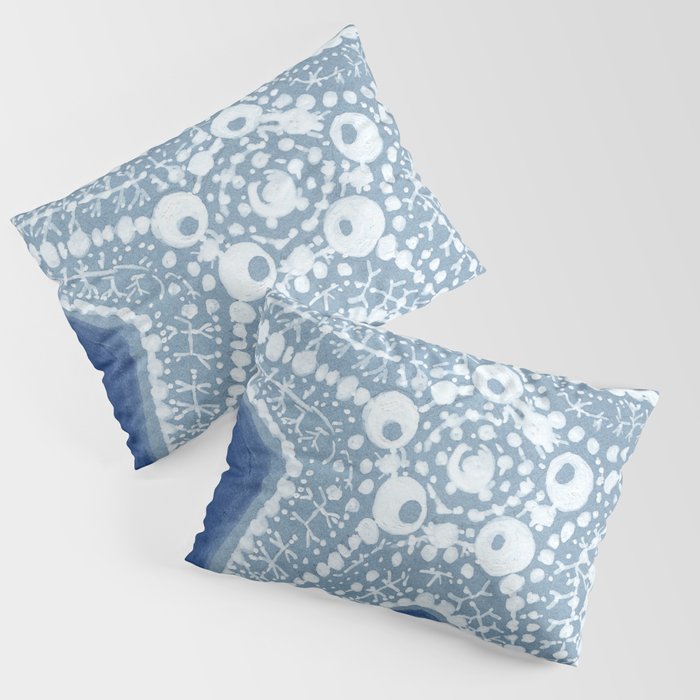 Starfish Blue and White Pillow Sham Gallery Image 3