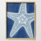 Starfish Blue and White Serving Tray Gallery Image 1
