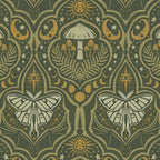 Celestial Forest Damask - fern green Coffee Mug Gallery Image 2