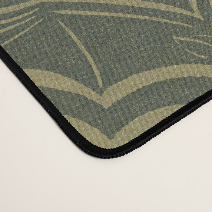 Celestial Forest Damask - fern green Desk Mat Gallery Image 4