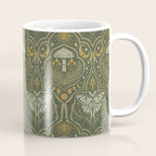 Celestial Forest Damask - fern green Coffee Mug Gallery Image 1