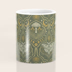 Celestial Forest Damask - fern green Coffee Mug Gallery Image 4