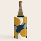 Modern Abstract Codium Pattern Mustard Navy Blue Gray Wine Chiller Gallery Image 1