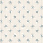 Midcentury Stars and Dots Light Blue Gray and Cream Pattern Coffee Mug Gallery Image 2
