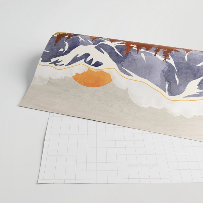 Autumn River Wrapping Paper Gallery Image 2