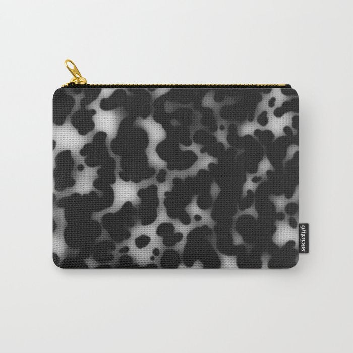 Tortoiseshell tortoise shell Balck and white  Carry All Pouch Gallery Image 1