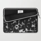 Tortoiseshell tortoise shell Balck and white  Laptop Sleeve Gallery Image 2