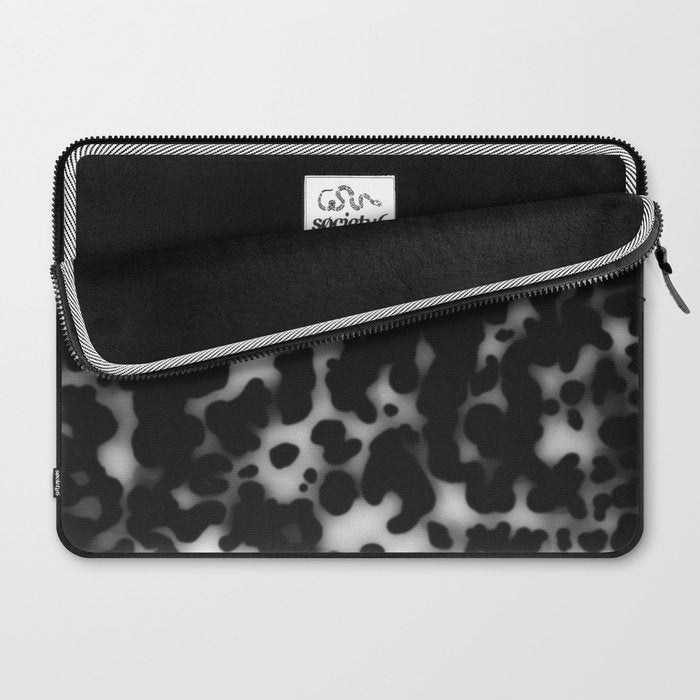 Tortoiseshell tortoise shell Balck and white  Laptop Sleeve Gallery Image 2
