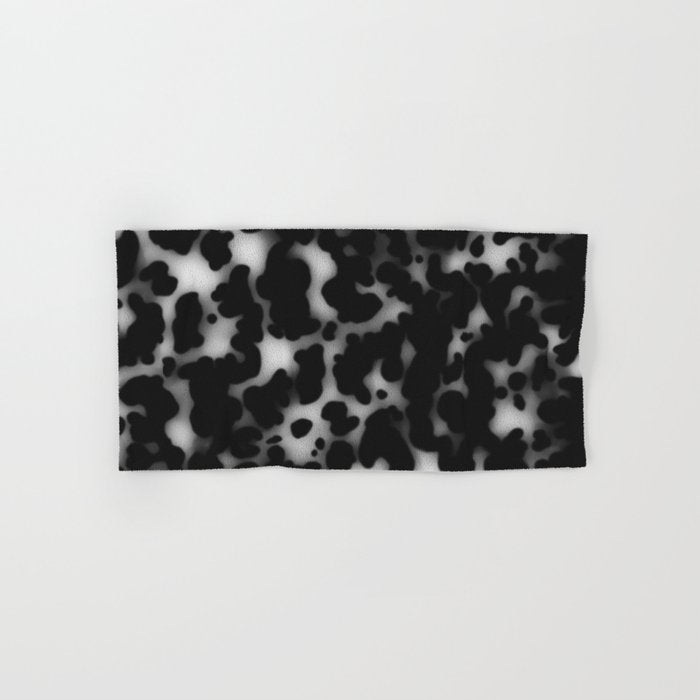 Tortoiseshell tortoise shell Balck and white  Bath Towel Gallery Image 1