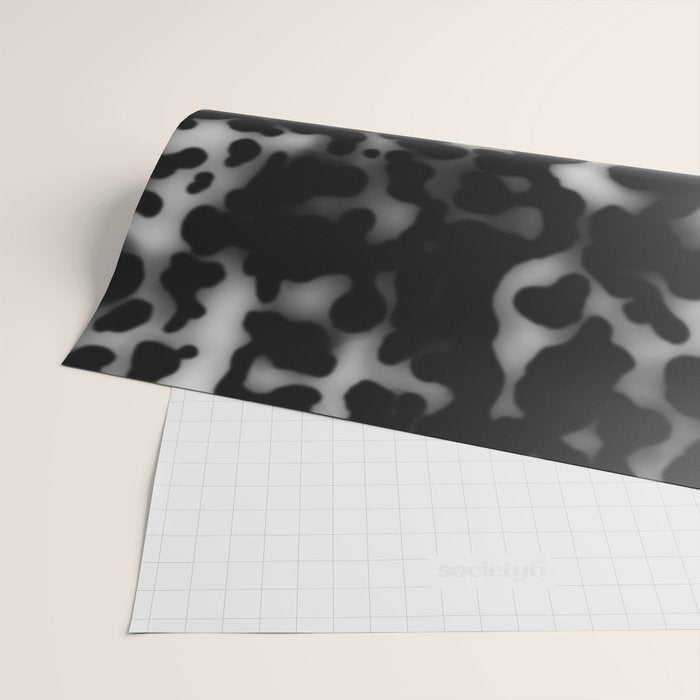 Tortoiseshell tortoise shell Balck and white  Wrapping Paper Gallery Image 2