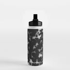Tortoiseshell tortoise shell Balck and white  Water Bottle Gallery Image 2