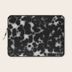 Tortoiseshell tortoise shell Balck and white  Laptop Sleeve Gallery Image 1