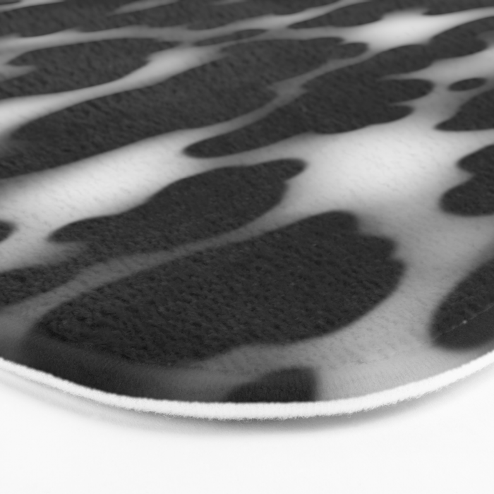 Tortoiseshell tortoise shell Balck and white  Bath Mat Gallery Image 3