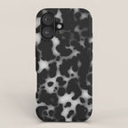 Tortoiseshell tortoise shell Balck and white  iPhone Case Gallery Image 1