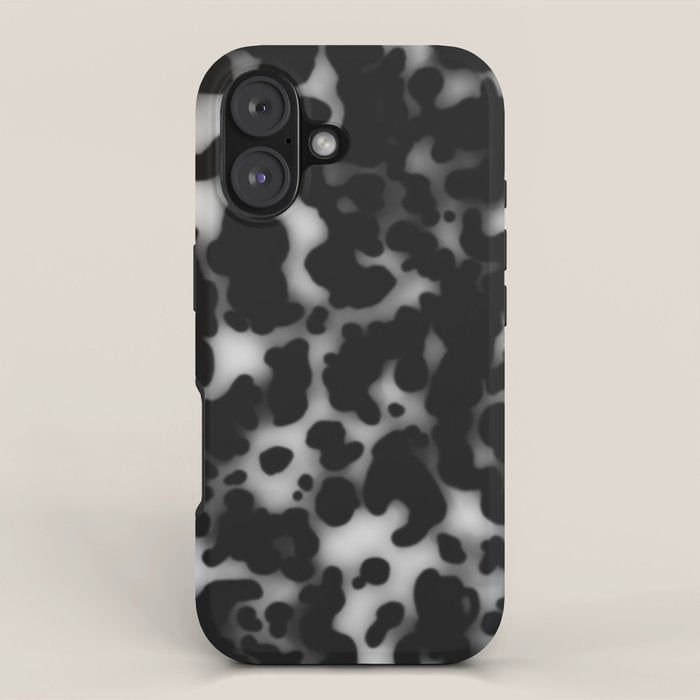Tortoiseshell tortoise shell Balck and white  iPhone Case Gallery Image 1