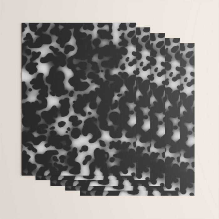 Tortoiseshell tortoise shell Balck and white  Wrapping Paper Gallery Image 3