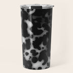 Tortoiseshell tortoise shell Balck and white  Travel Mug Gallery Image 1