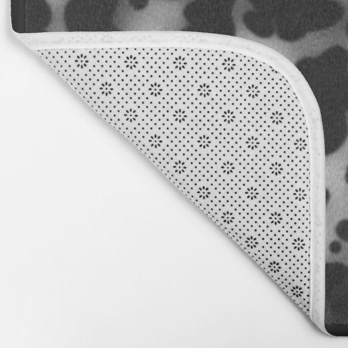 Tortoiseshell tortoise shell Balck and white  Bath Mat Gallery Image 2
