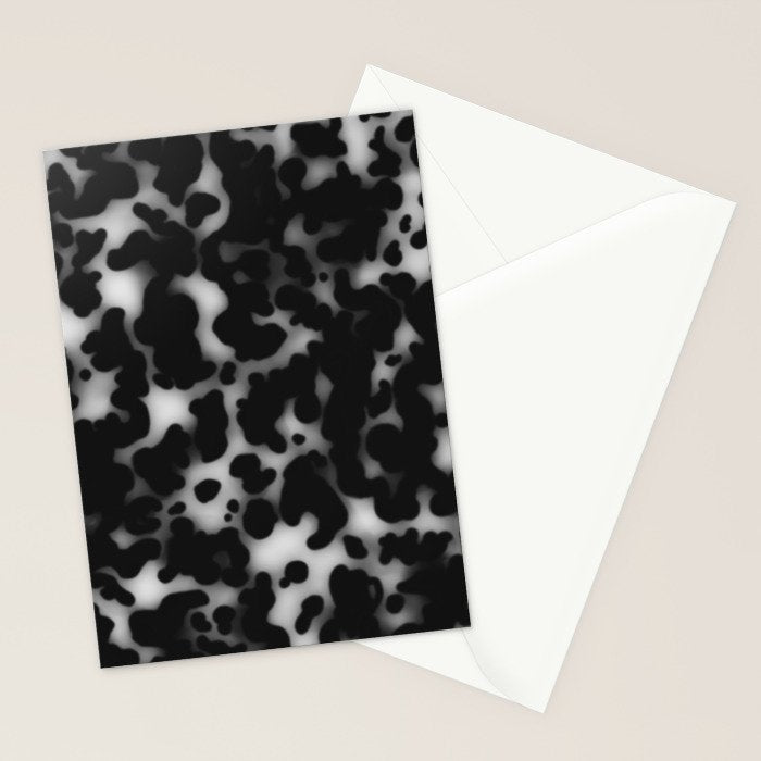 Tortoiseshell tortoise shell Balck and white  Stationery Card Gallery Image 2