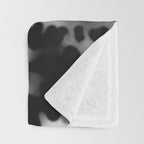 Tortoiseshell tortoise shell Balck and white  Throw Blanket Gallery Image 3