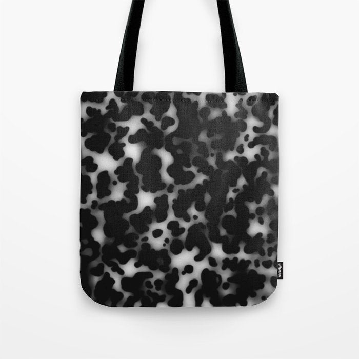 Tortoiseshell tortoise shell Balck and white  Tote Bag Gallery Image 1
