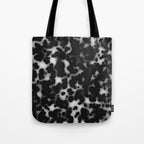 Tortoiseshell tortoise shell Balck and white  Tote Bag Gallery Image 1