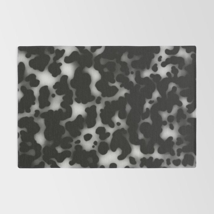 Tortoiseshell tortoise shell Balck and white  Rug Gallery Image 2