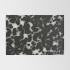 Tortoiseshell tortoise shell Balck and white  Rug Gallery Image 2