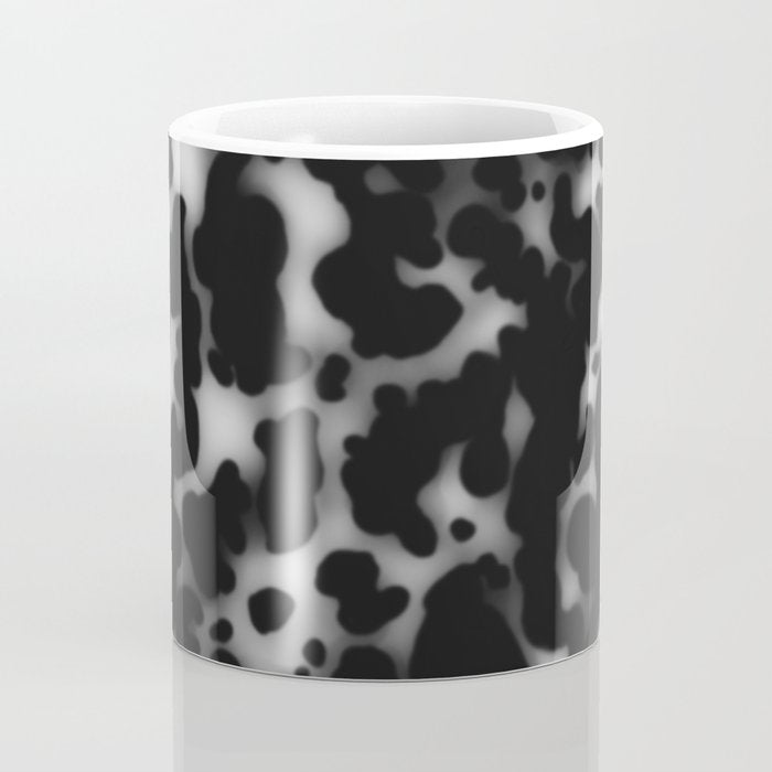 Tortoiseshell tortoise shell Balck and white  Coffee Mug Gallery Image 4
