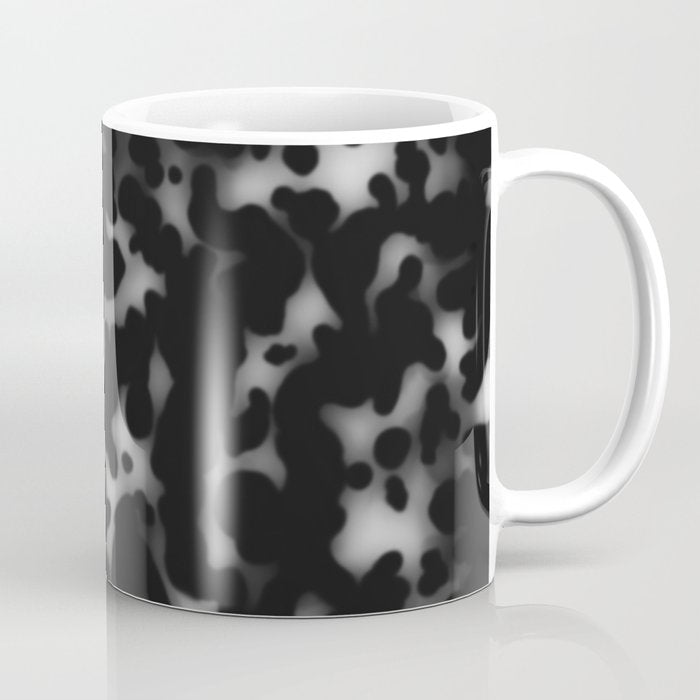 Tortoiseshell tortoise shell Balck and white  Coffee Mug Gallery Image 1