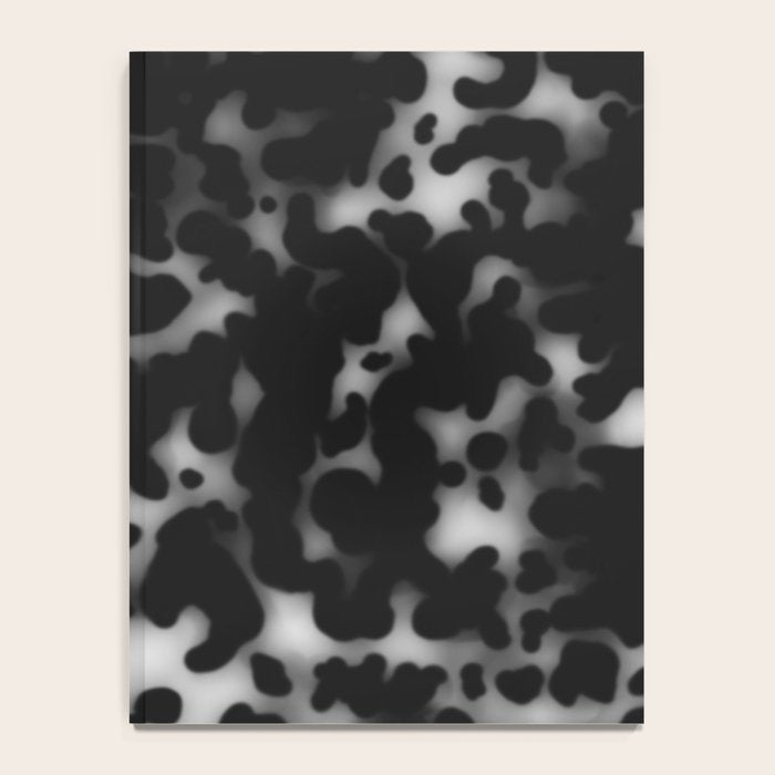 Tortoiseshell tortoise shell Balck and white  Notebook Gallery Image 4