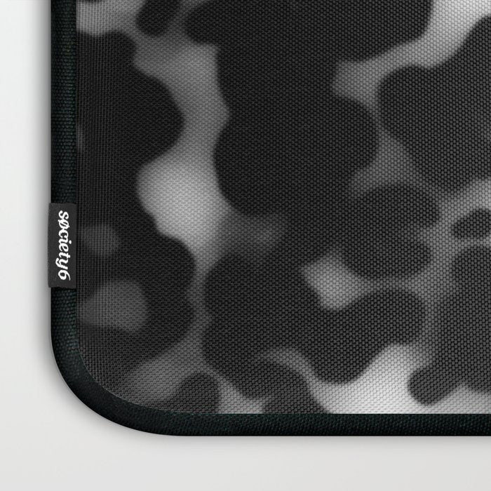 Tortoiseshell tortoise shell Balck and white  Laptop Sleeve Gallery Image 3