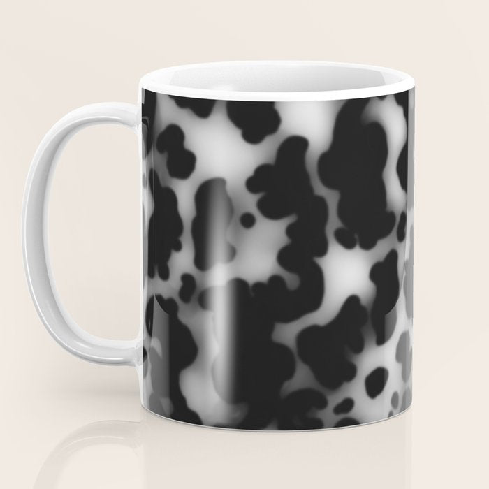 Tortoiseshell tortoise shell Balck and white  Coffee Mug Gallery Image 3