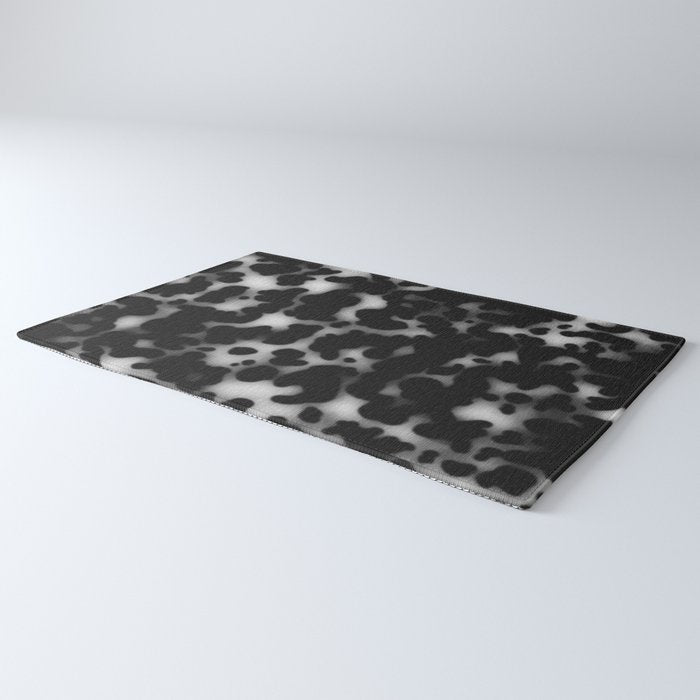 Tortoiseshell tortoise shell Balck and white  Rug Gallery Image 3