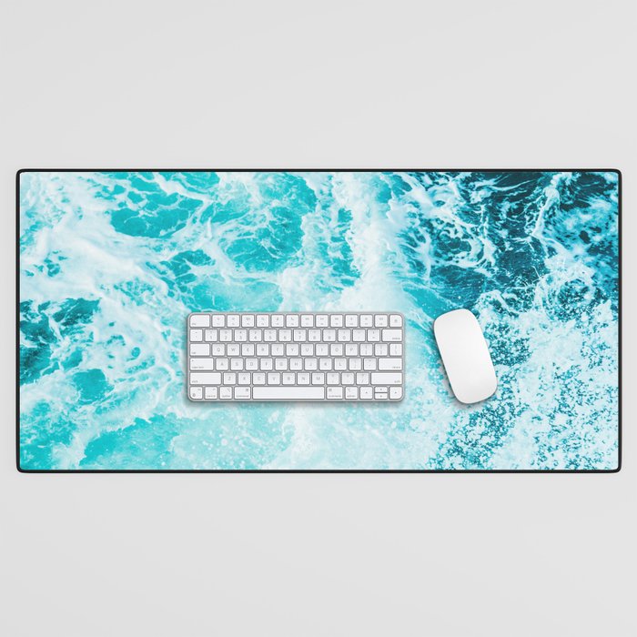 Perfect Sea Waves Desk Mat Gallery Image 1