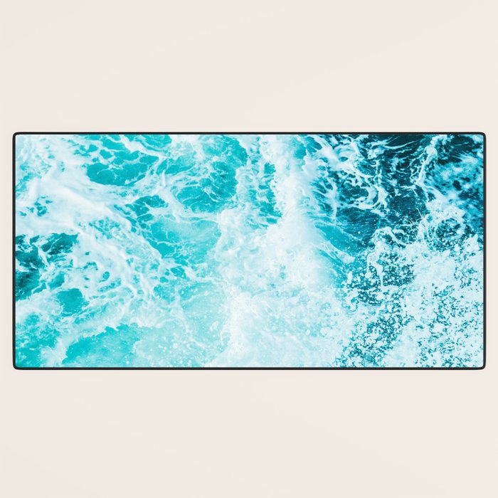 Perfect Sea Waves Desk Mat Gallery Image 3