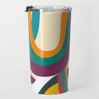 Groovy rainbow of doom Travel Mug Gallery Image 3