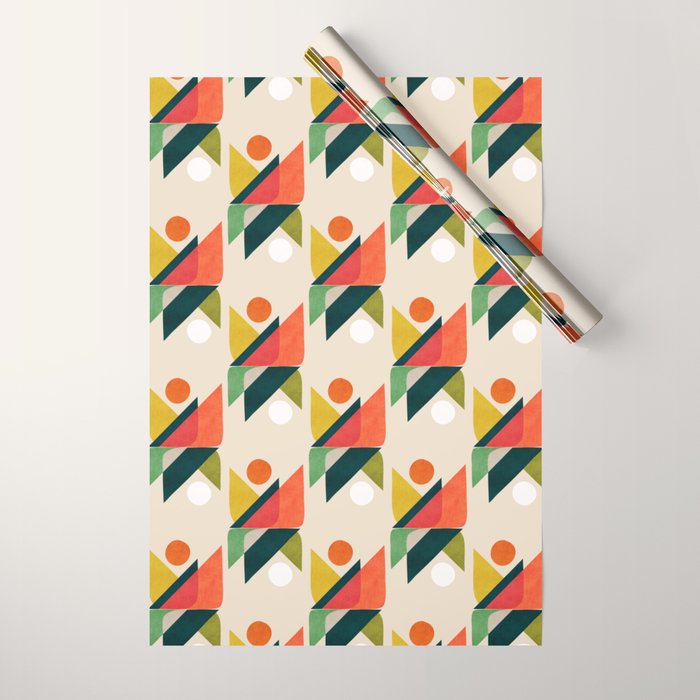 Reflection (of time and space) Wrapping Paper Gallery Image 1