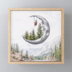 Moon Swing Mini Art Print Gallery Image 1