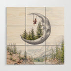 Moon Swing Wood Wall Art Gallery Image 1